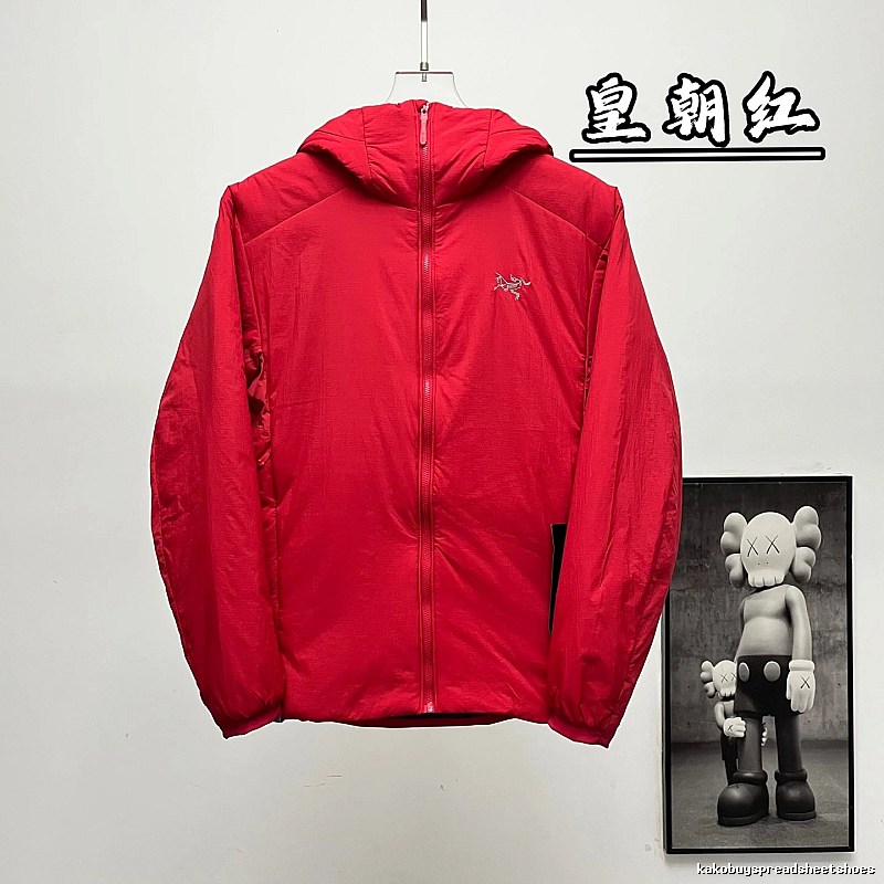 Technical Shell Jacket in Red with bright hooded body - Arc'teryx