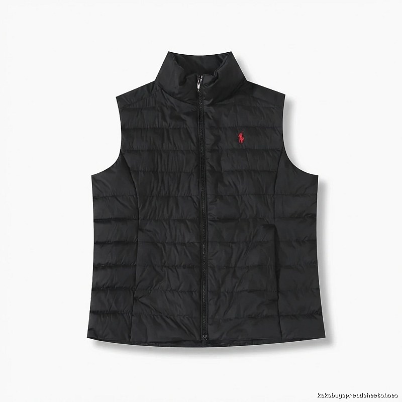 The classic black vest of Ralph Lauren