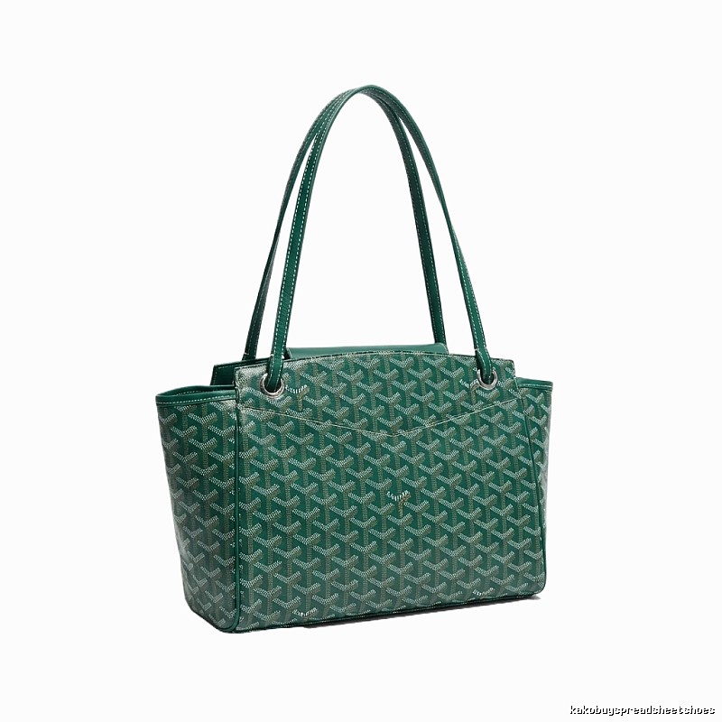 The classic retro green handbag of GOYARD