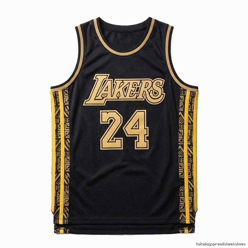 The No. 24 black jersey of the Los Angeles Lakers