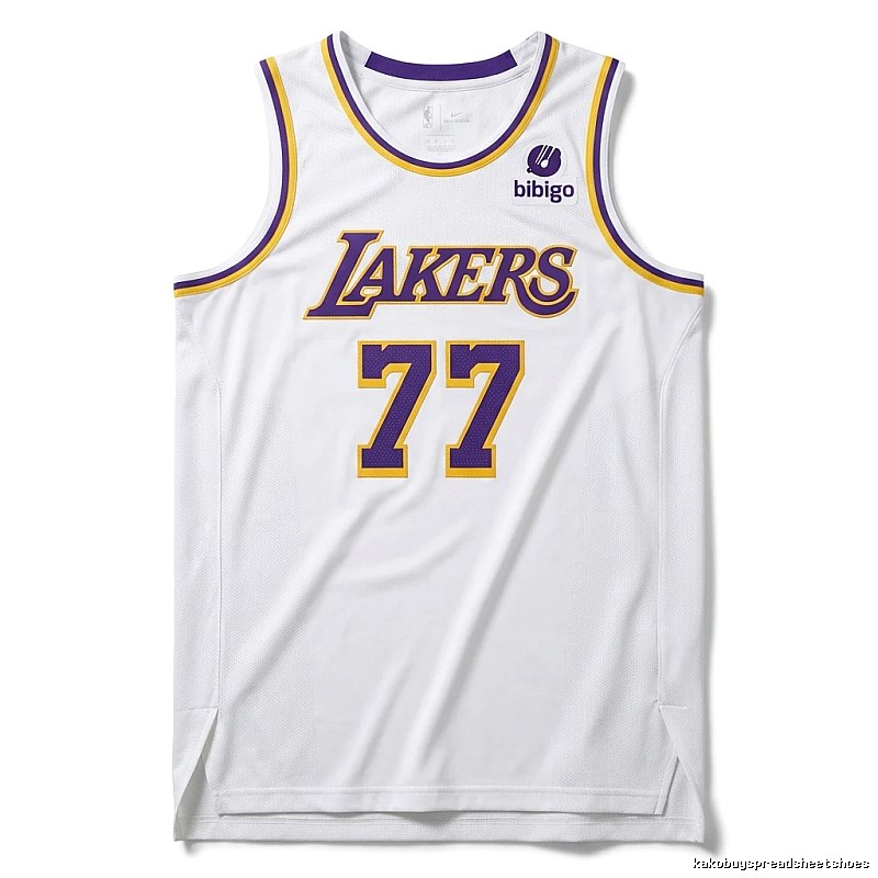 The No. 77 white basketball jersey of the Mavericks.