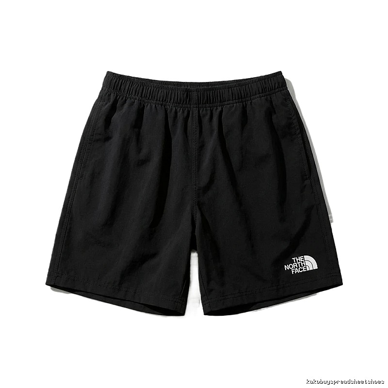 The North Face minimalist style black shorts