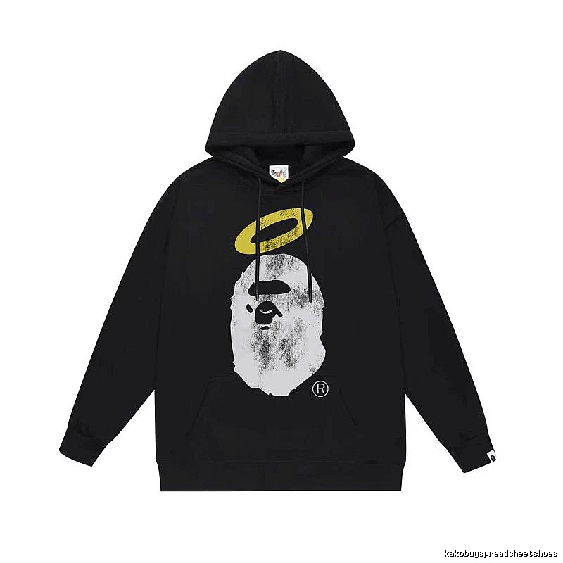The trendy style of Bape sweatshirt in black.