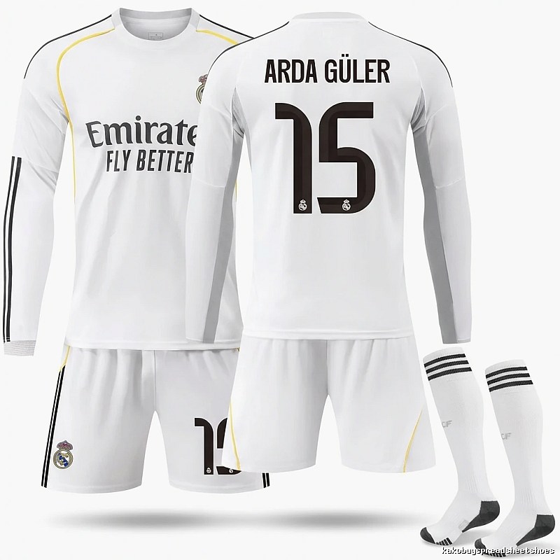 The white jersey series of Real Madrid Guler.