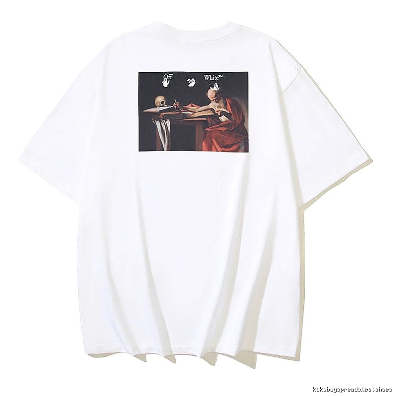 Thrasher Urban Flame logo T-shirt White Red Thrasher with Statement Pattern