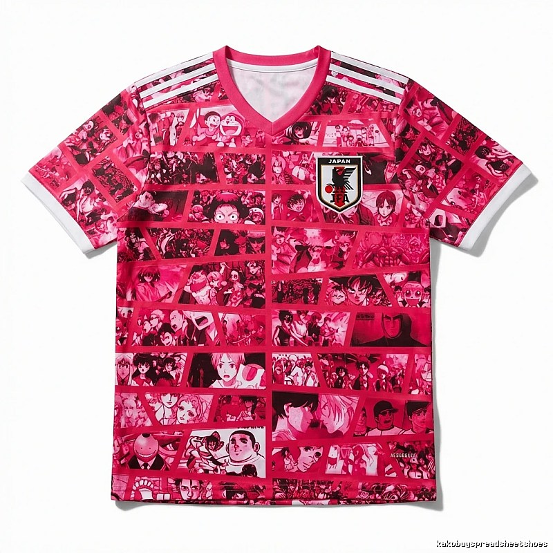 Tokyo Ghoul anime-style red short-sleeve