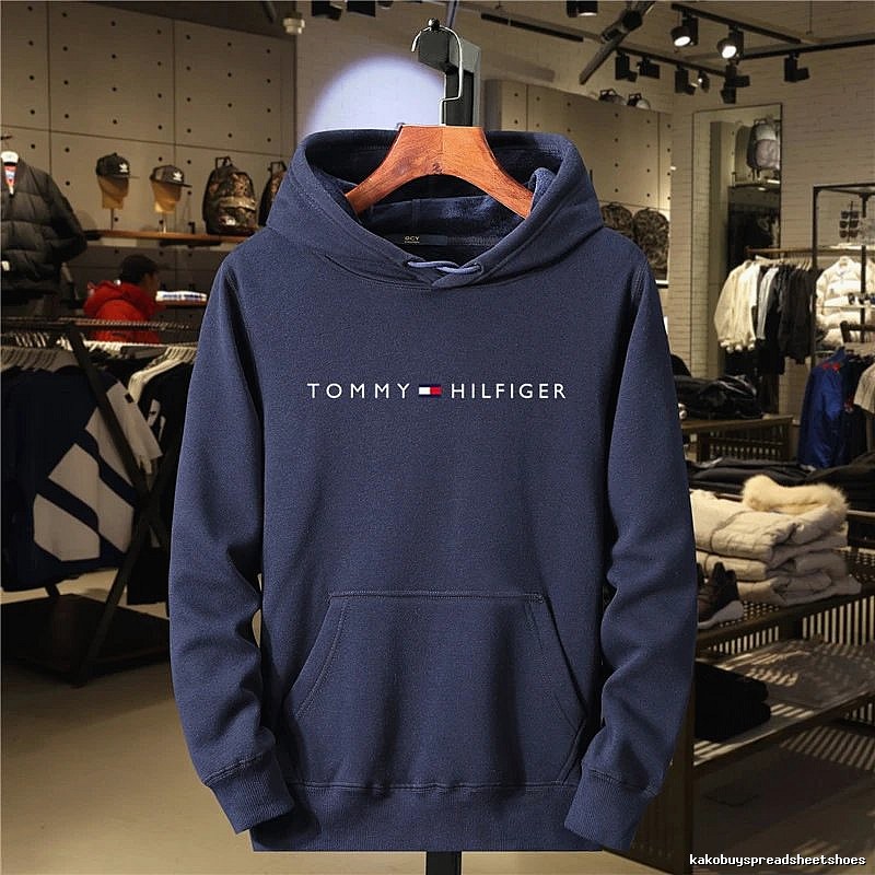 Tommy Hilfiger Logo Detail Logo hoodie White Tommy Hilfiger with Relaxed Feel