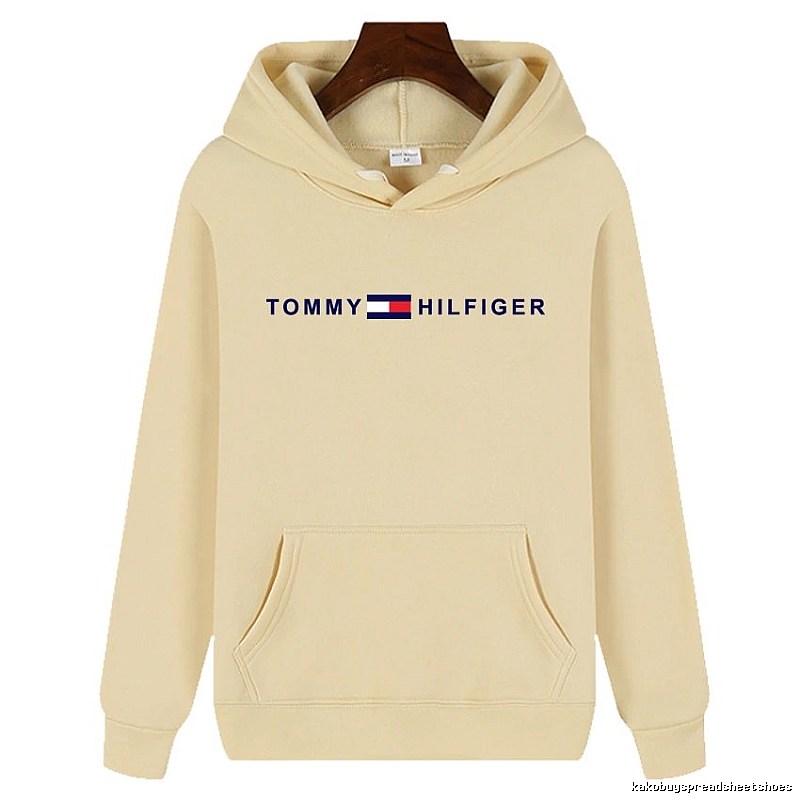 Tommy Hilfiger Patterned Logo hoodie White Tommy Hilfiger with Polished Detail
