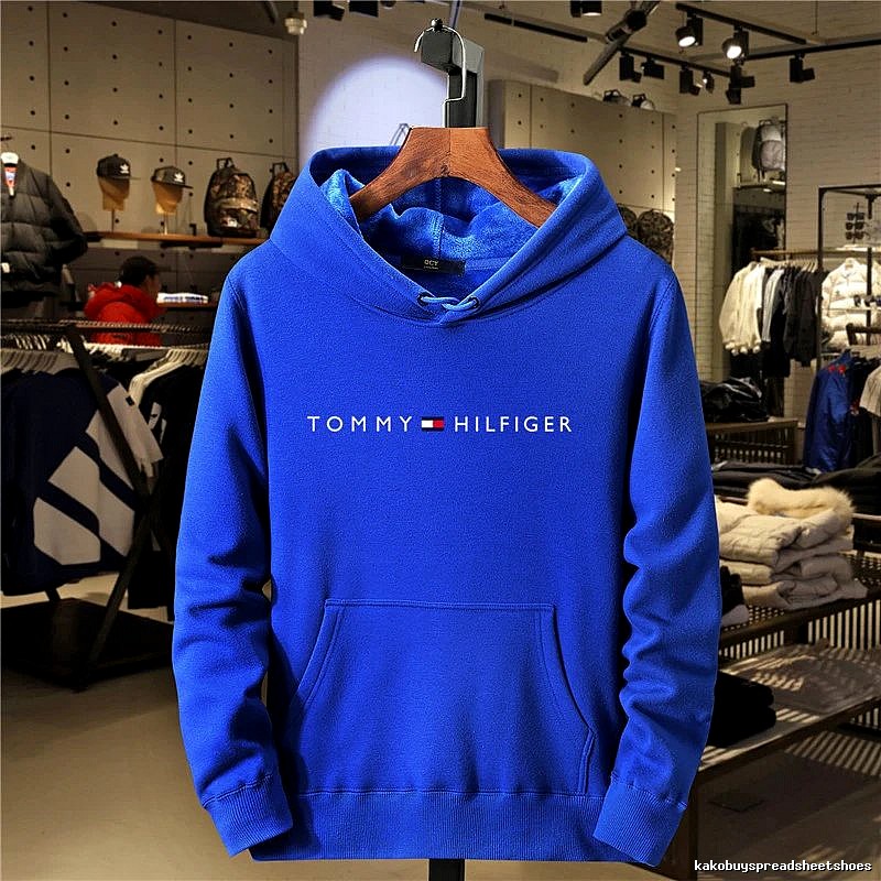 Tommy Hilfiger Royal Blue Logo Hoodie Gift Ready