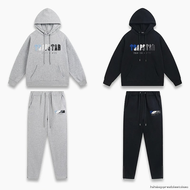Trapstar Casual Style Grey-Black Suit