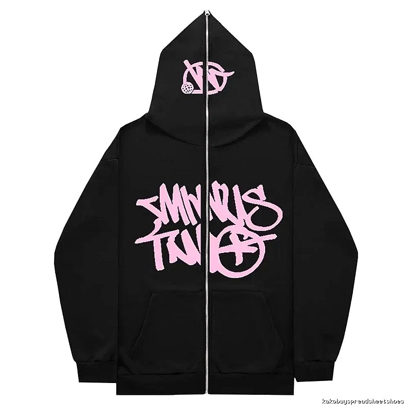 Trapstar Easy Match Graphic zip hoodie Black Zip Pink for Everyday Use