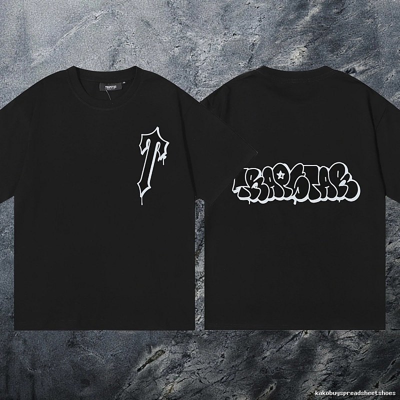 Trapstar Gift Ready Keys graphic T-shirt Black White Key with Fresh Pattern