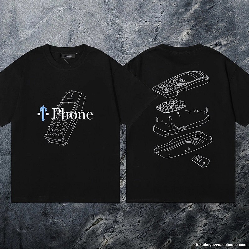Trapstar Lightweight Keys graphic T-shirt Black White Key for Trend Styling