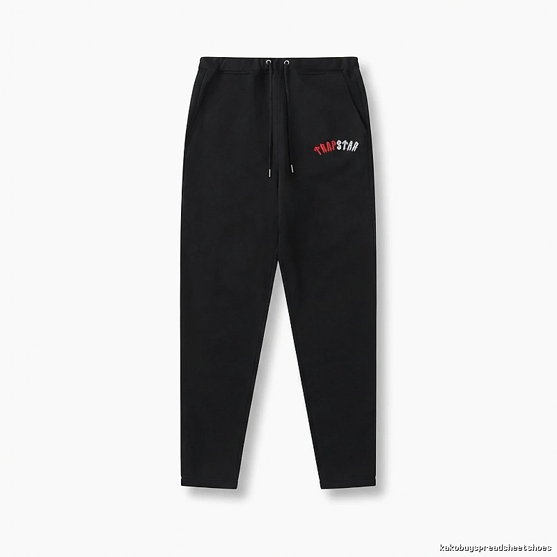 Trapstar minimalist style black sweatpants
