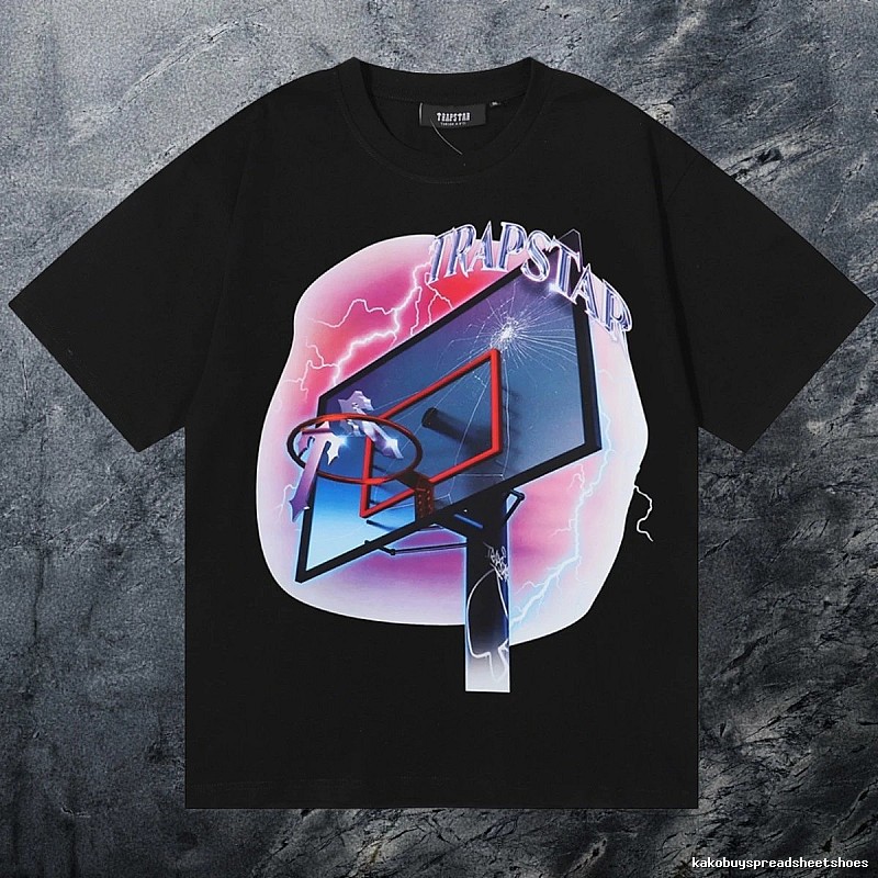 Trapstar Monogram Keys graphic T-shirt Black White Key for Layered Styling
