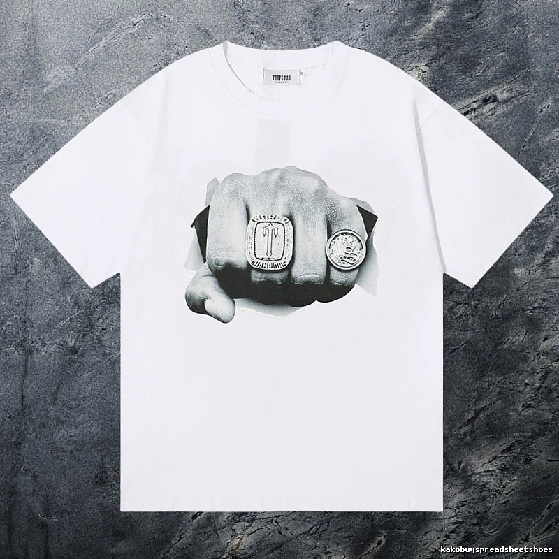 Trapstar Sport Keys graphic T-shirt Black White Key for Collection Drops