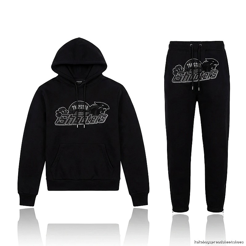 Trapstar trendy and cool style black suit