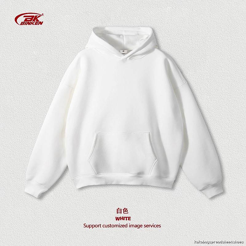 Travel Pullover hoodie Navy Blank Kangaroo with Modern Look