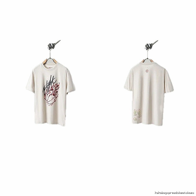 Travis Scott Cactus Co-branded Street-style Off-white T-shirt
