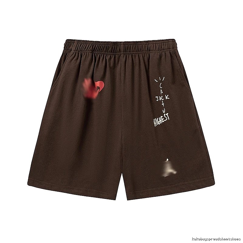 Travis Scott Sport Graphic T-shirt Brown Travis Scott for Warm Weather