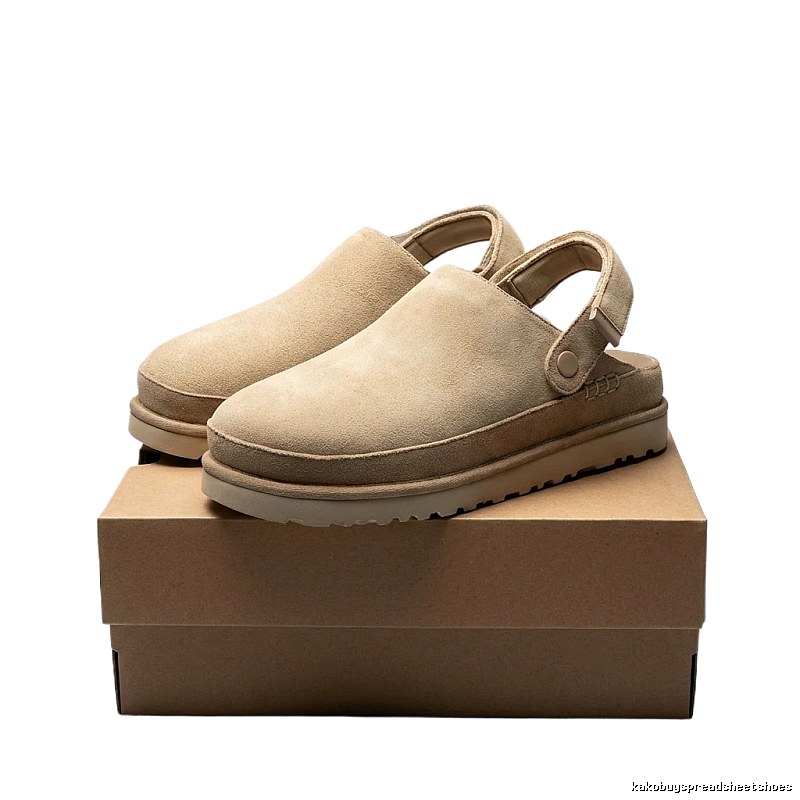 UGG retro-style khaki slippers