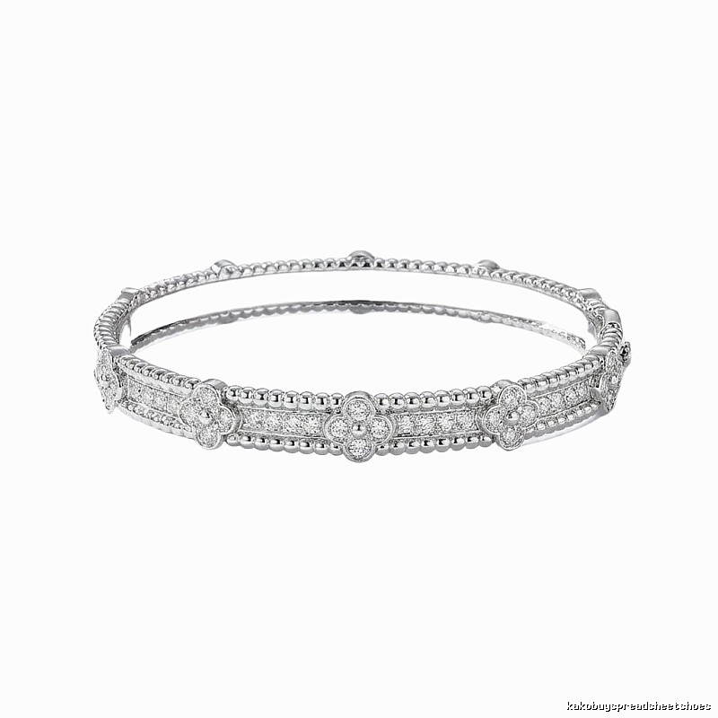 Van Cleef & Arpels Four-leaf Clover Silver Bracelet
