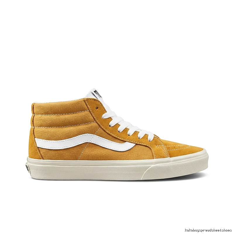 Vans Classic High-Top Brown and White Shoes