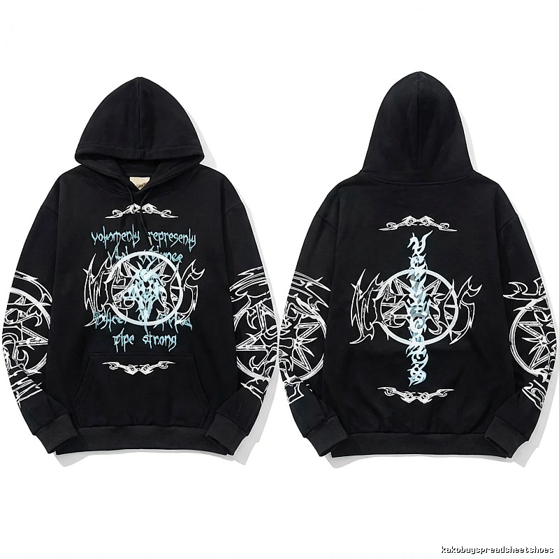 Vetements dark style black sweatshirt