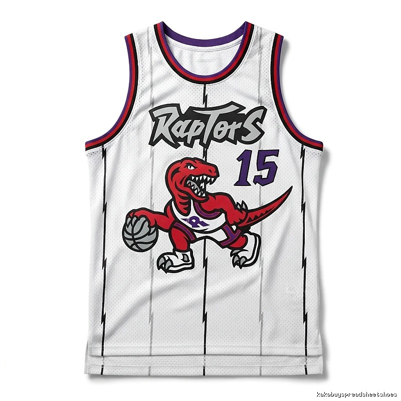 Vince Carter's white jersey of the Raptors team.