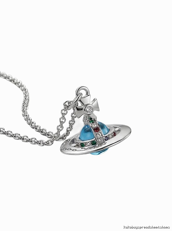 Vivienne Westwood Saturn series silver necklace