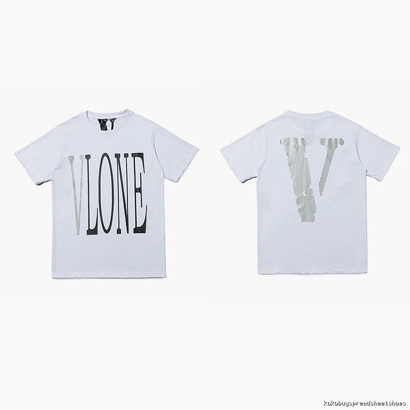 Vlone Patterned Logo T-shirt Black Purple Vlone with Signature Styling