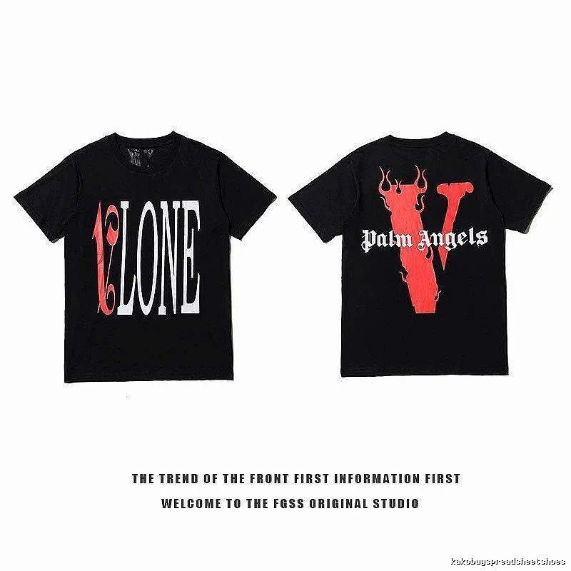 Vlone Statement Logo T-shirt Black Purple Vlone for Outdoor Plans
