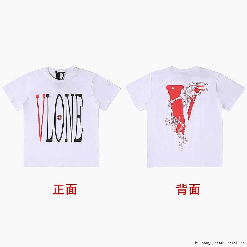 Vlone Streetwear Logo T-shirt Black Purple Vlone with Logo Accent