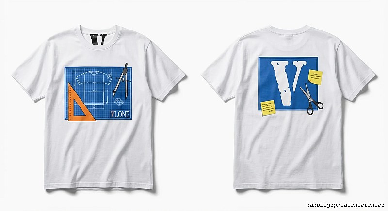 Vlone trendy white T-shirt