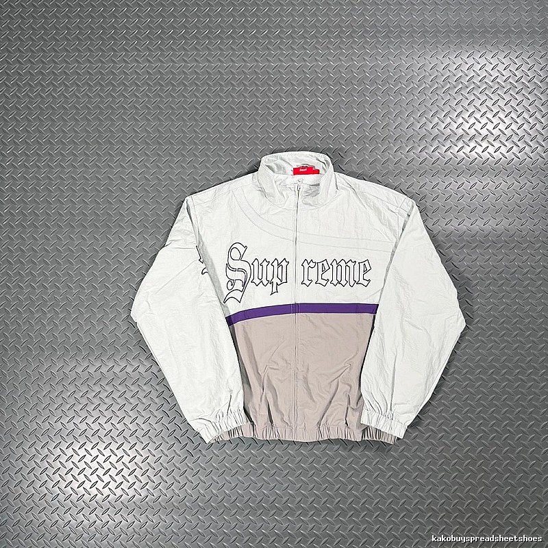 White Tan Snoop Graphic Pullover Jacket