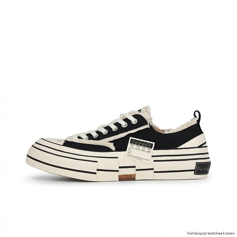 Xvessel vulcanized retro-style skate shoes