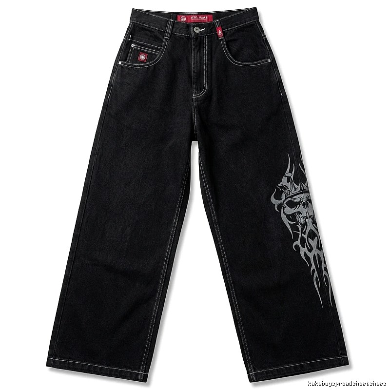 Y2K style black jeans