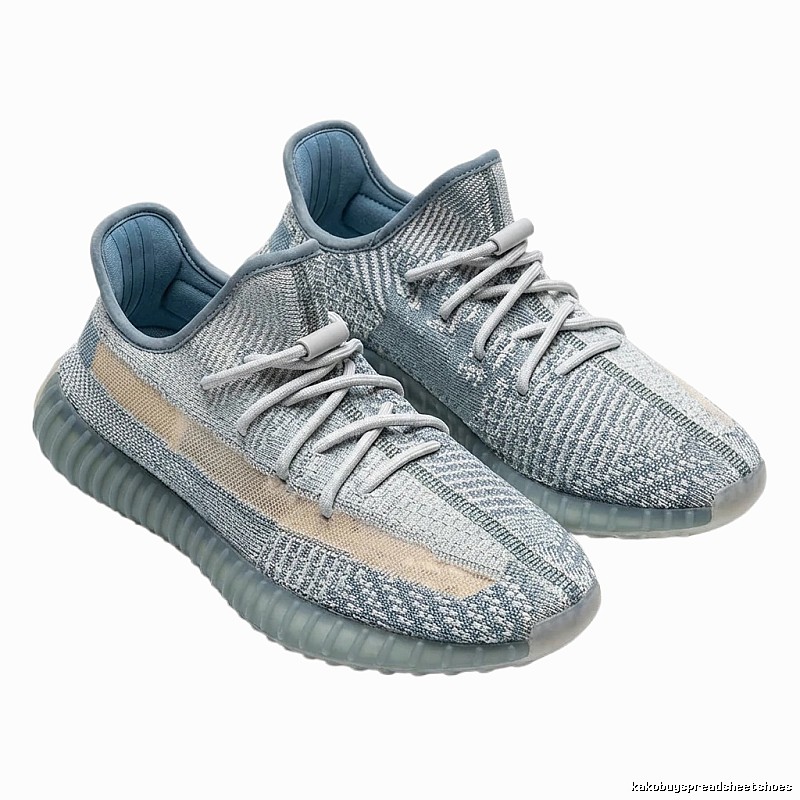 Yeezy 350 Grey-Blue Trendy Brand Sports Shoes