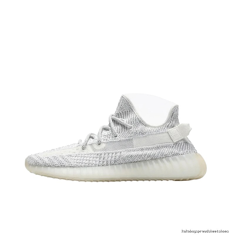 Yeezy 350 minimalist style white shoes